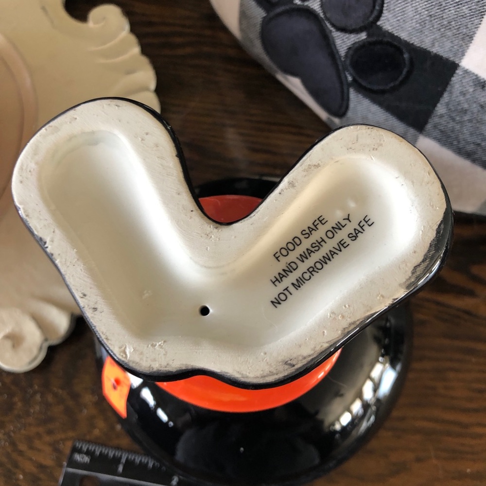 Halloween Black Cat Candy Bowl Dish Beer Mug - Picture 11 of 16
